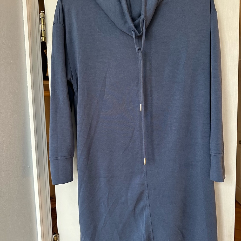 Cynthia Rowley Charcoal Cowl Neck Jersey Dress SZ M